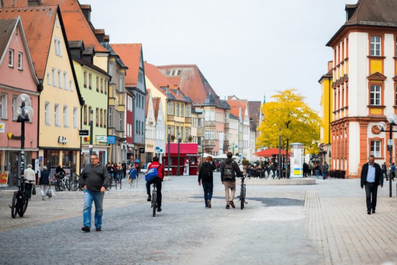 Maximilianstraße in Bayreuth