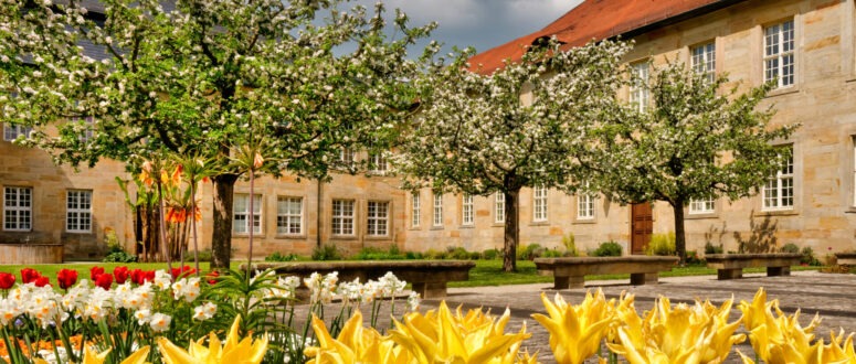 Bayreuth in Bildern: Das Neue Schloss mit Hofgarten