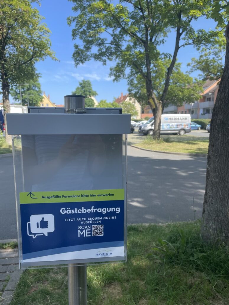 Feedback-Postkasten an der Grünewaldstraße.